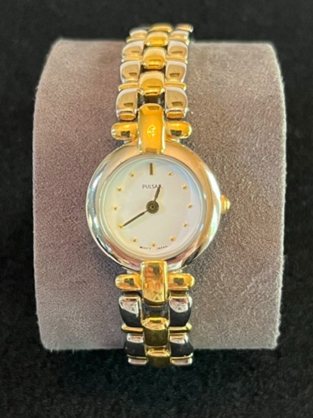 PULSAR | Two-tone Link Bracelet Watch Classic-EUC-NEW Battery